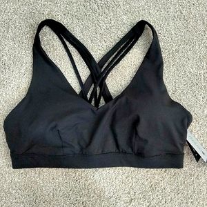 NWT 2X Ideology Black Crisscross Sports Bra